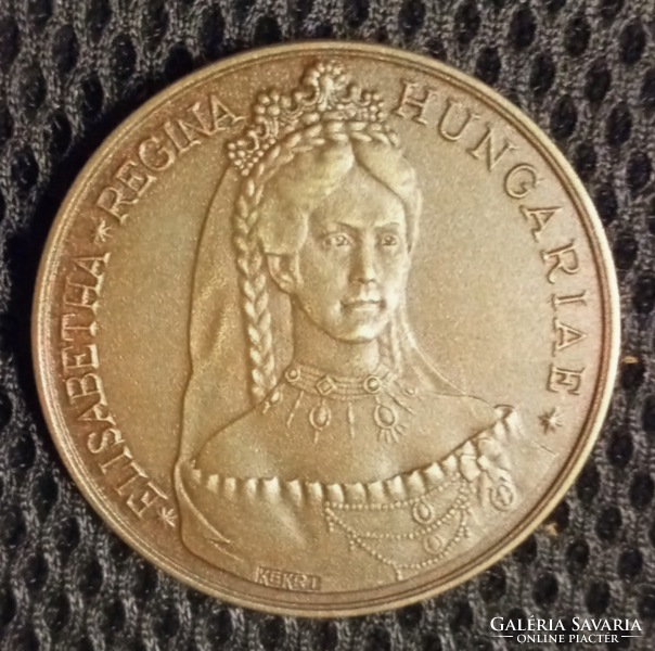 Elizabeth Sissy Queen of Hungary wonderful collector anniversary commemorative medal rarity for sale
