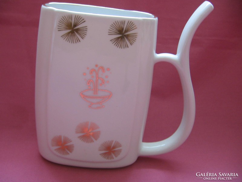 Czechoslovakian larger retro cure cup with beaked cup