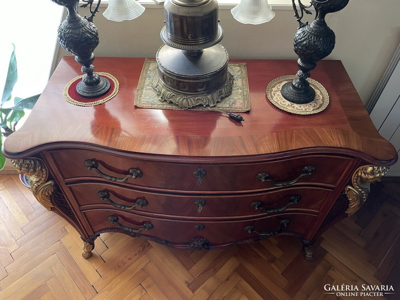 Old wonderful figural chest of drawers