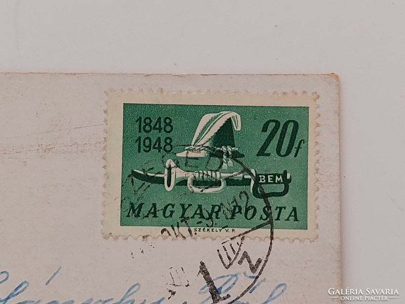 Régi képeslap fotó levelezőlap 1948 Szeged Fogadalmi templom