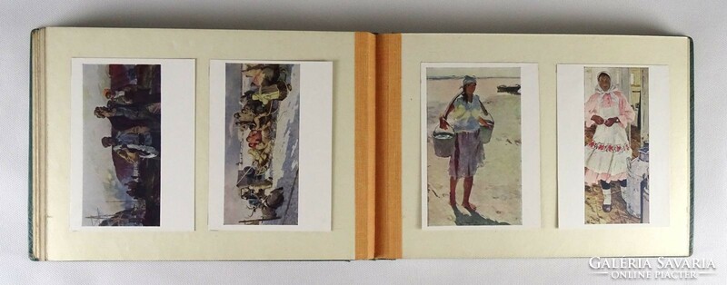 1J328 советская россия - Soviet Russian Art Postcard Album 1961