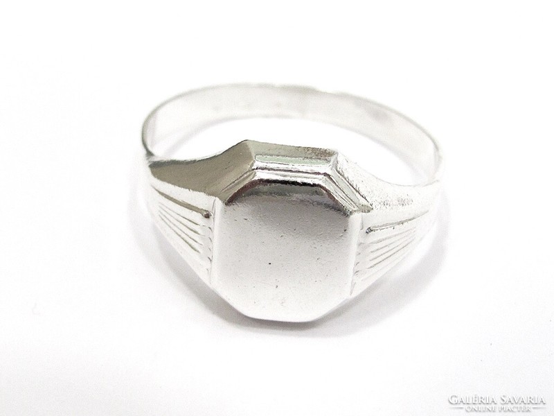 Ezüst pecsétgyűrű (Kecs-Ag103987)
