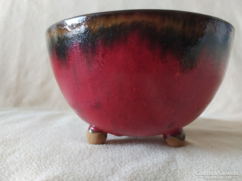 Craftsman ceramic pot, rarer, larger size, flawless, 21 cm