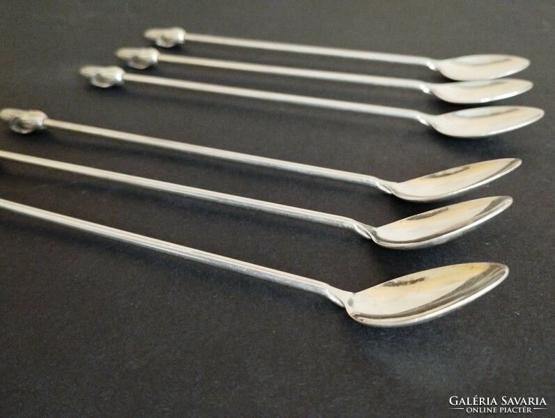 Silver-plated small spoons