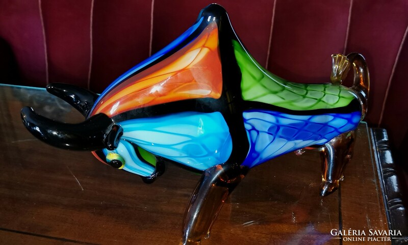 I offer to buy from a collection - a bull from Murano