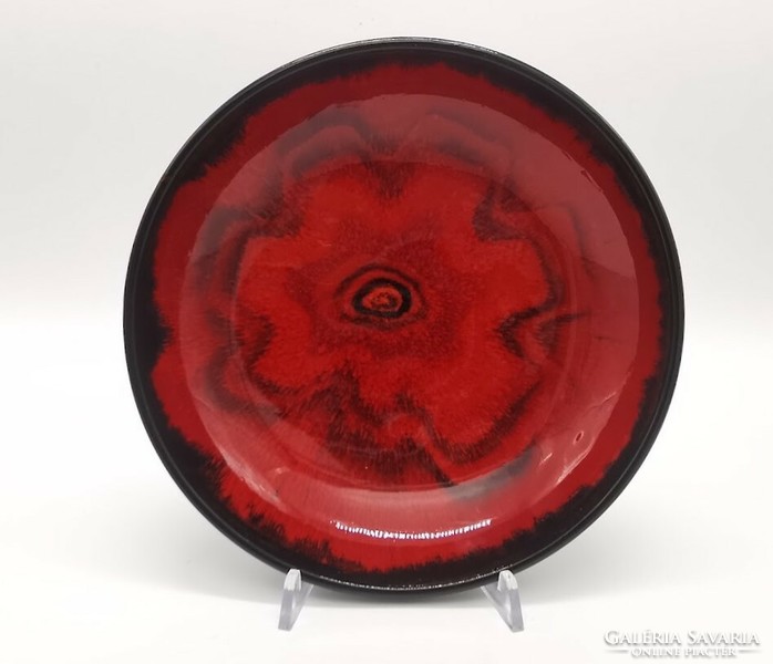 Retro karsay plate, bowl, wall plate, 22 cm, marked