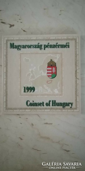 Coins of Hungary 1999 pp in decorative case circulation line