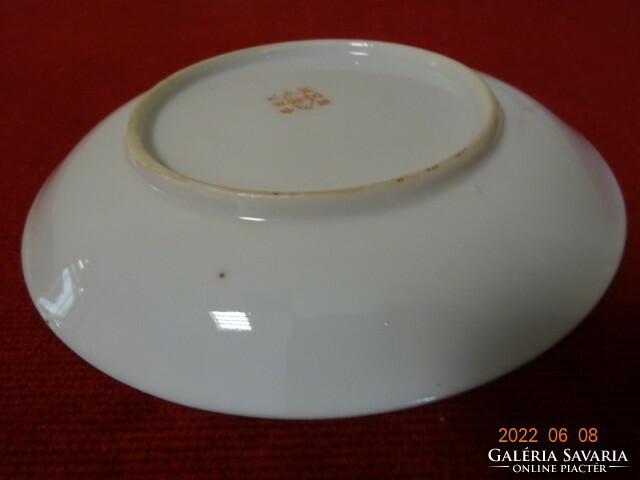 Japán porcelán kistányér, átmérője 14 cm. Vanneki! Jókai.