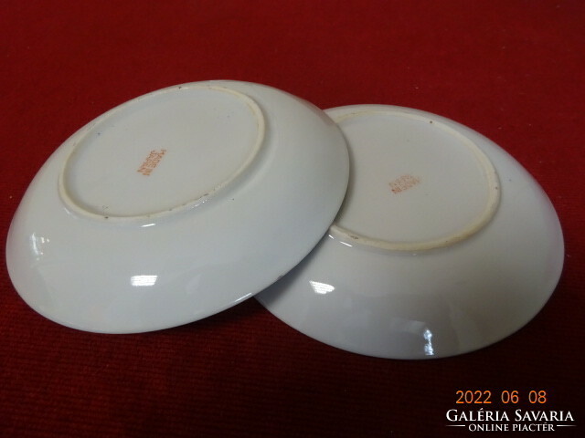 Japanese porcelain teacup placemat, two pieces for sale. He has! Jókai.