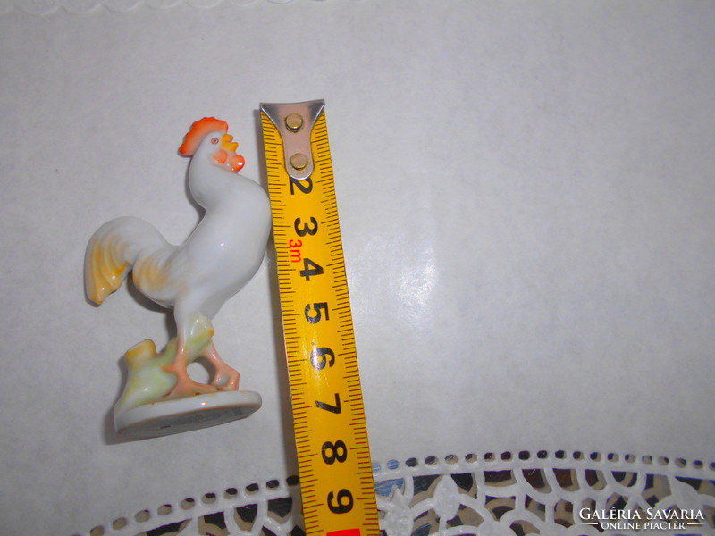 Herend miniature showcase figure - rooster