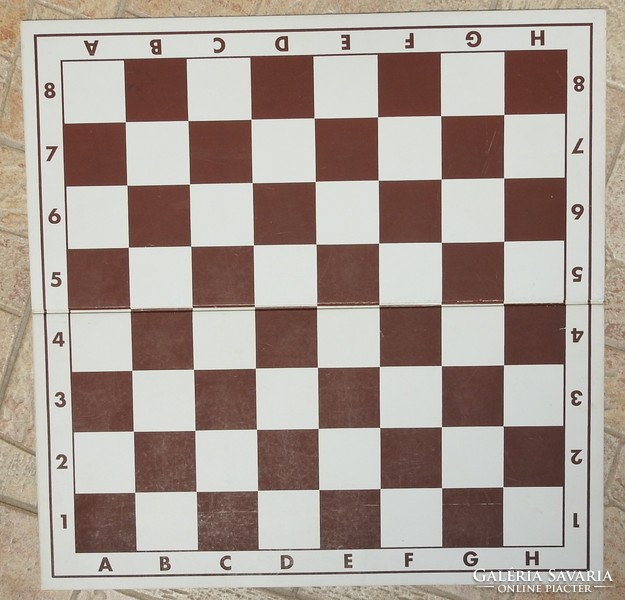 Old large plastic chess board
