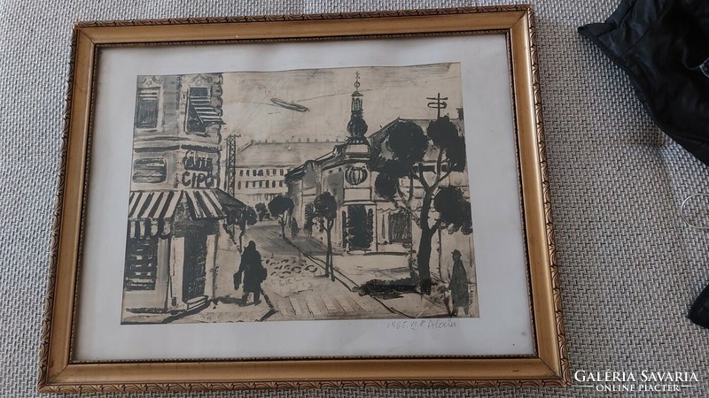 Rarity! Picture of Alexin andor with 61x47 cm frame