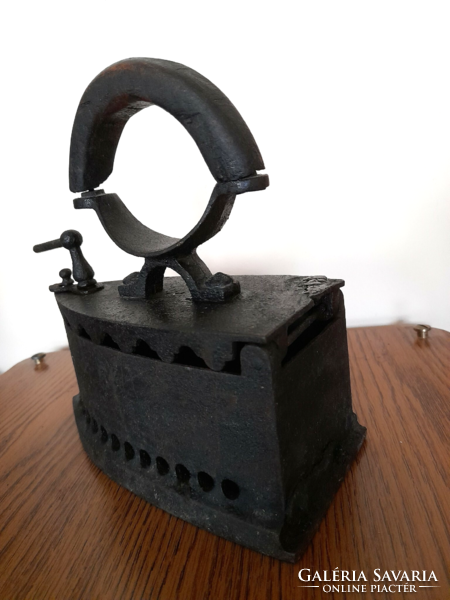 Antique iron, cast iron charcoal, embers