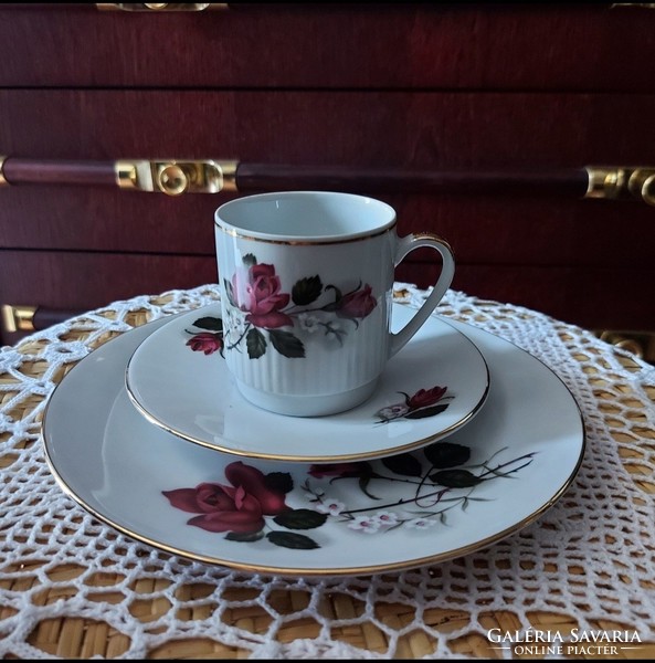 Neuerer pm bavaria qualitäts porcelain tea coffee breakfast set, set, unique, marked, flawless