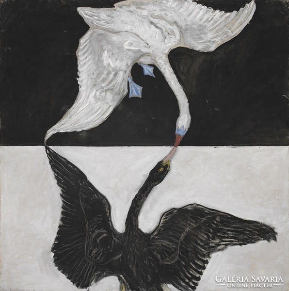 Hilma af Klint - Hattyúk - vászon reprint