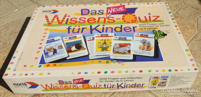 Das neue wissensquiz für kinder - German language quiz game