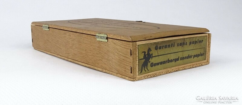 1J429 dechets de havane wooden cigar box 3 x 19 x 9.5 Cm