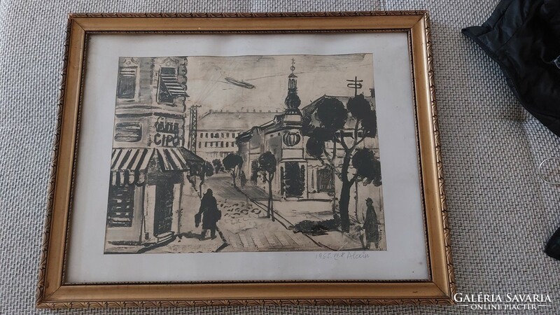 Rarity! Picture of Alexin andor with 61x47 cm frame