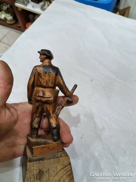 Old cast iron figure