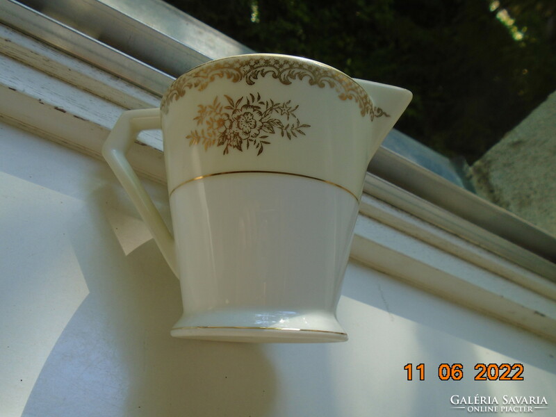 NORITAKE luxus japán porcelán aranybrokát virágos rács mintával ,kiöntő