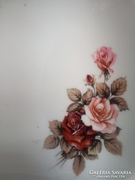Gyönyörű hibátlan rózsás Hollóházi hamutartó 1950-60-as évekből