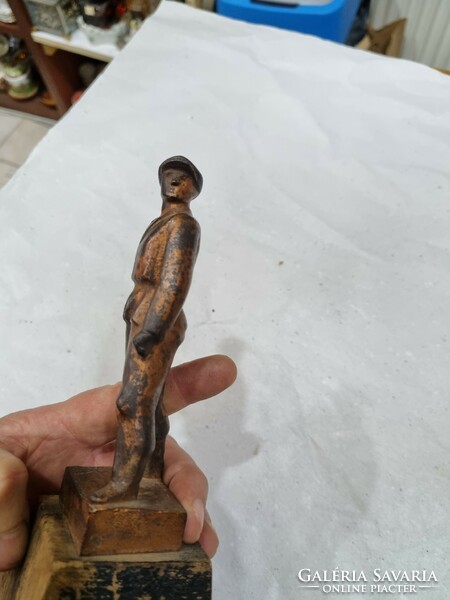 Old cast iron figure