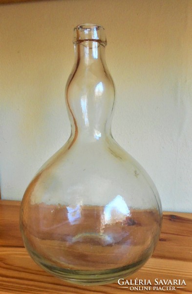 Old, beautiful liqueur bottle (broken bottom)