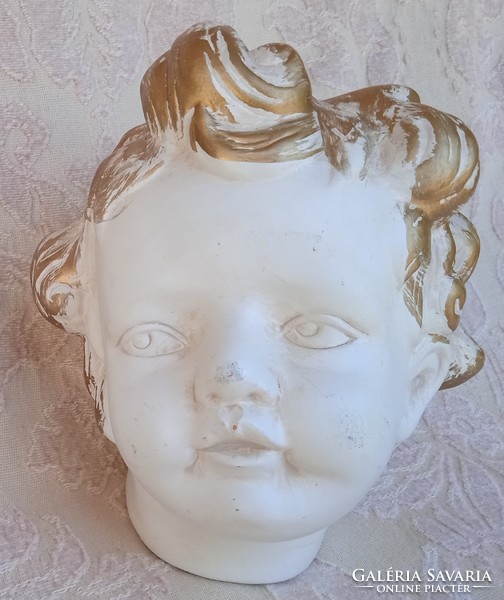 Ceramic putto head