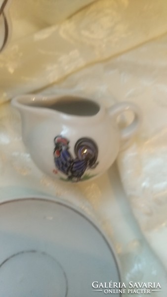 Baba porcelán csésze kakasos