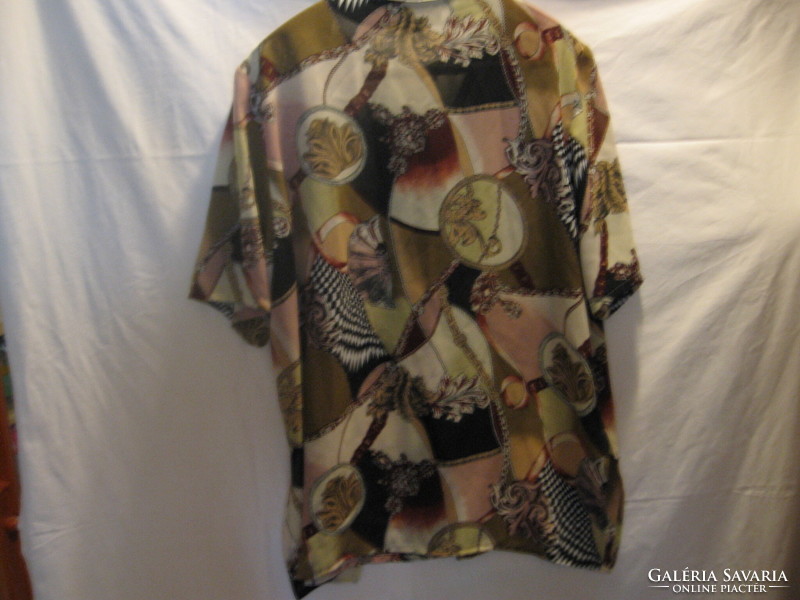 Emil out fashion baroque pattern blouse