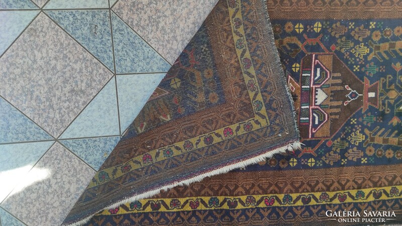 Gyönyörű antik Perzsa keleti szőnyeg kézicsomozàsú.Art Deco motívum, Afganisztánban , Afgán