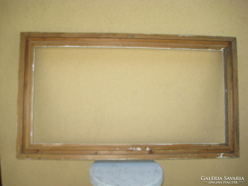 Picture frame, with insert with minor defects, frame size 40.5 x 80 cm, exterior 81 x 91 cm