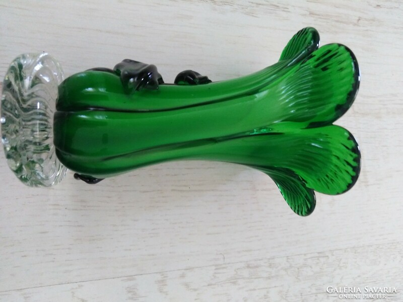 Muránói jellegű - picur váza