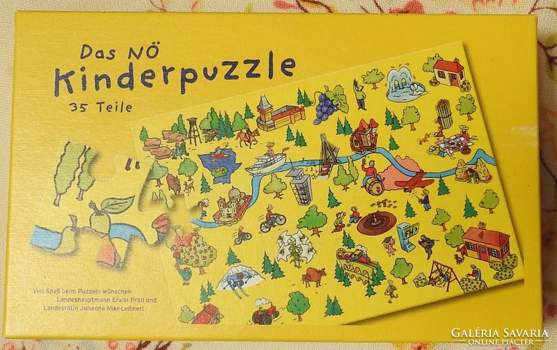 Das NÖ Kinderpuzzle - 35 db -os - gyerekeknek puzzle kirakó játék