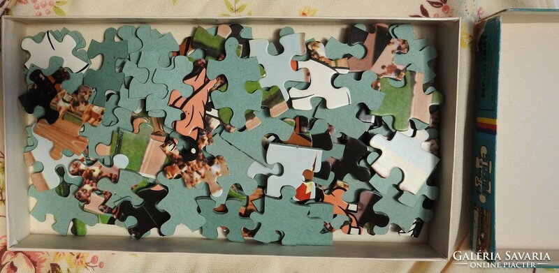Old disney puzzle - olympic goof series - schmidt 126 piece puzzle game - goofy dog at the olympics