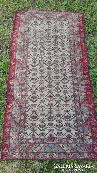 Antique rug with beautiful motif