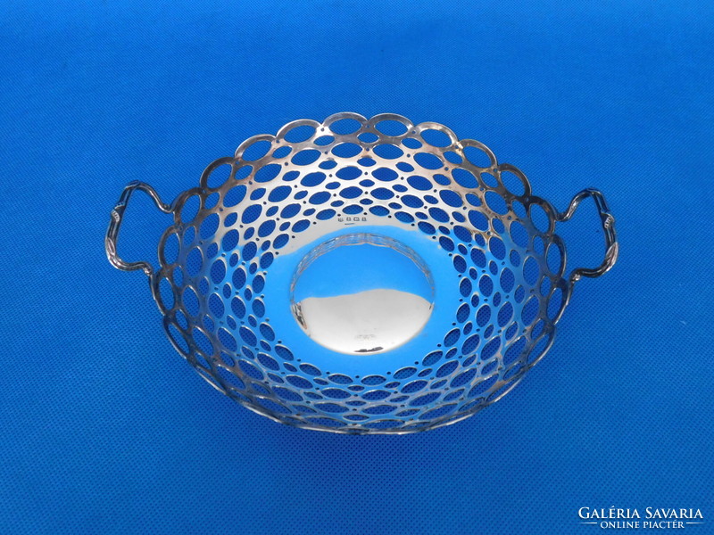 Silver English sterling 925 openwork antique offering 295 g