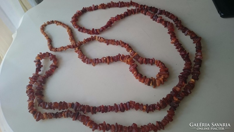Amber necklace 2 pieces for the price of one.