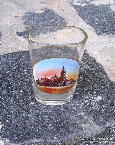 Antique commemorative glass in Munich