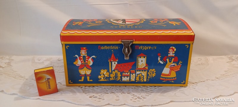 Old German Nuremberg metal box