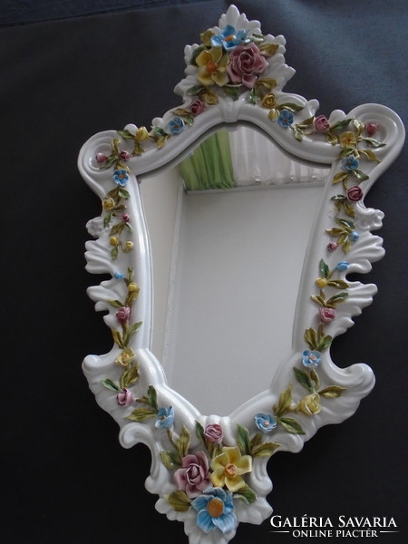 Beautiful antique basano wall bracket with mirror
