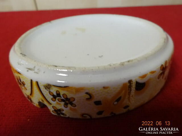 Chinese porcelain ashtray hand-painted. He has! Jókai.