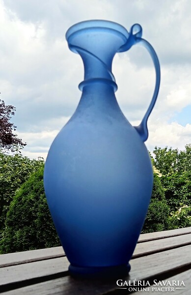 Roman glass vase copy glasgalerie cologne 1979, 23cm