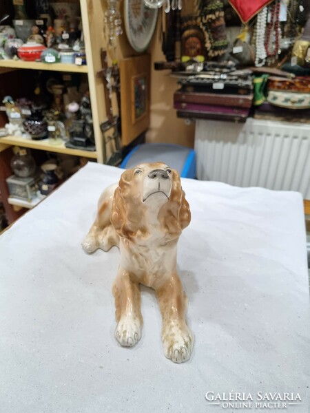 Old porcelain dog