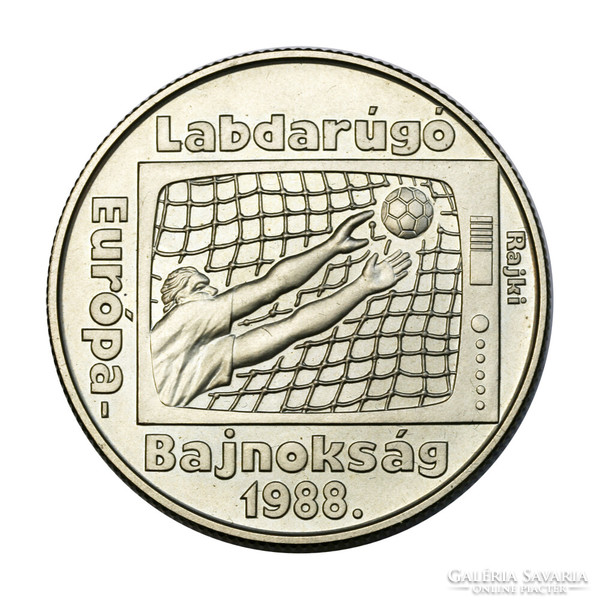 European Football Championship 100 HUF 1988 commemorative coin