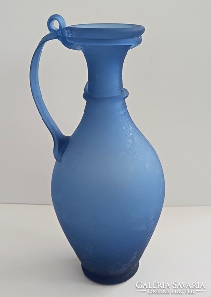 Római kori üveg váza másolat Glasgalerie Köln 1979 ,23cm