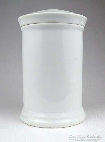 1I499 Régi porcelán patika edény tégely SYR. ALTHAEAE