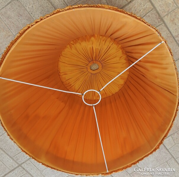 Large orange dress lampshade for floor lamp