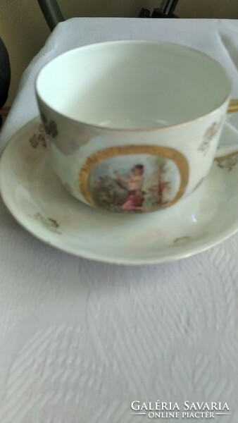 Czech scene with tea cup with tea