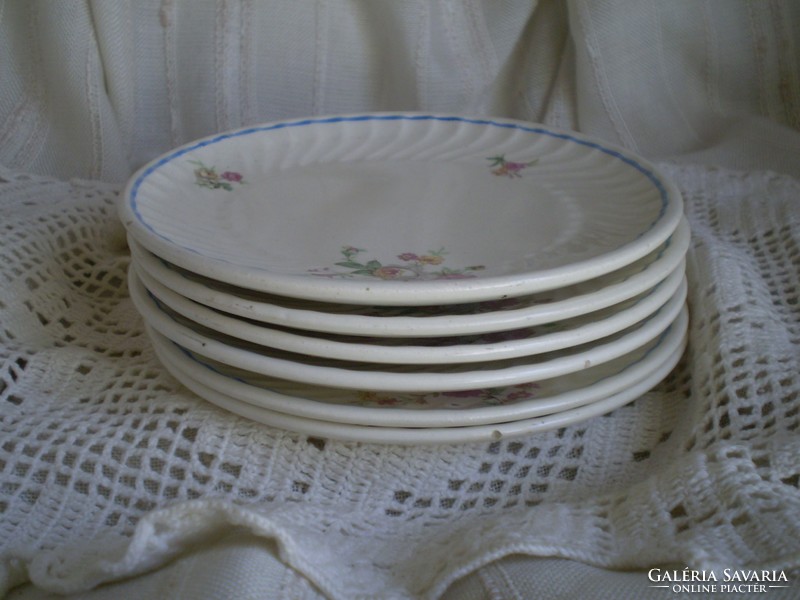 Old granite cup saucer, cookie plate